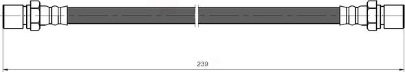 NATIONAL NBH6004 - Спирачен маркуч vvparts.bg