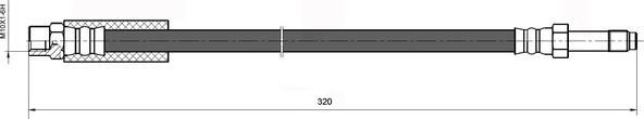 NATIONAL NBH6031 - Спирачен маркуч vvparts.bg