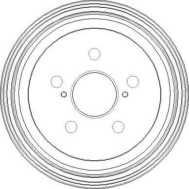 NATIONAL NDR098 - Спирачен барабан vvparts.bg