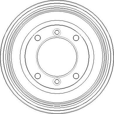 NATIONAL NDR050 - Спирачен барабан vvparts.bg