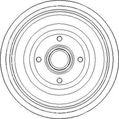 NATIONAL NDR065 - Спирачен барабан vvparts.bg