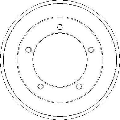 NATIONAL NDR011 - Спирачен барабан vvparts.bg