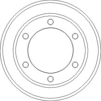 NATIONAL NDR012 - Спирачен барабан vvparts.bg