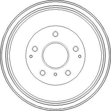 NATIONAL NDR192 - Спирачен барабан vvparts.bg