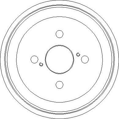 NATIONAL NDR108 - Спирачен барабан vvparts.bg