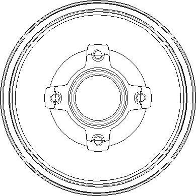 NATIONAL NDR355 - Спирачен барабан vvparts.bg