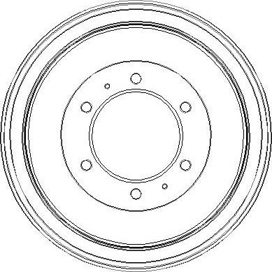 NATIONAL NDR368 - Спирачен барабан vvparts.bg