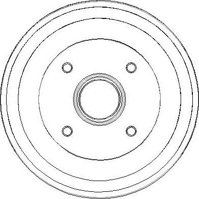 NATIONAL NDR307 - Спирачен барабан vvparts.bg