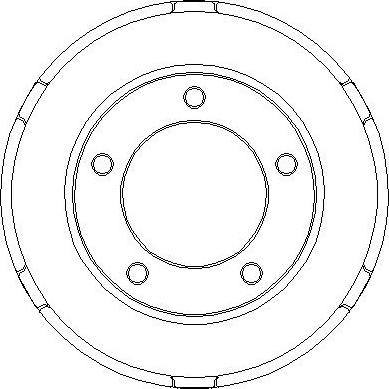 NATIONAL NDR331 - Спирачен барабан vvparts.bg