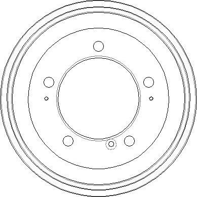 NATIONAL NDR324 - Спирачен барабан vvparts.bg