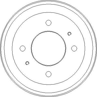 NATIONAL NDR299 - Спирачен барабан vvparts.bg