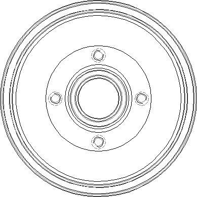 NATIONAL NDR244 - Спирачен барабан vvparts.bg