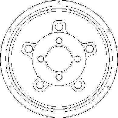 NATIONAL NDR253 - Спирачен барабан vvparts.bg