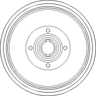 NATIONAL NDR252 - Спирачен барабан vvparts.bg