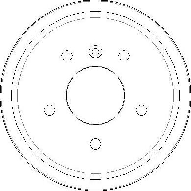 NATIONAL NDR263 - Спирачен барабан vvparts.bg