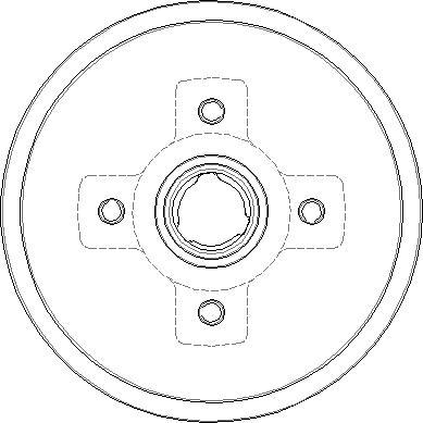 NATIONAL NDR262 - Спирачен барабан vvparts.bg