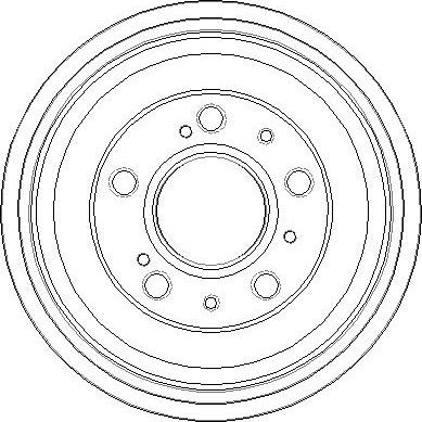 NATIONAL NDR214 - Спирачен барабан vvparts.bg