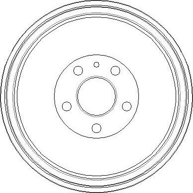 NATIONAL NDR215 - Спирачен барабан vvparts.bg