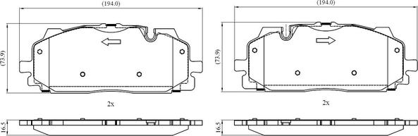 NATIONAL NP3009 - Комплект спирачно феродо, дискови спирачки vvparts.bg