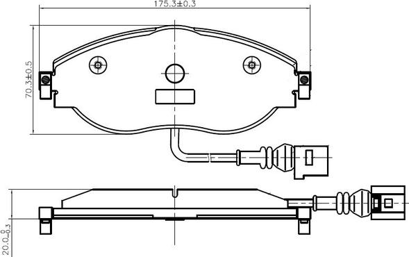 NATIONAL NP2990 - Комплект спирачно феродо, дискови спирачки vvparts.bg