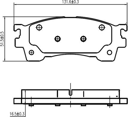 NATIONAL NP2986 - Комплект спирачно феродо, дискови спирачки vvparts.bg