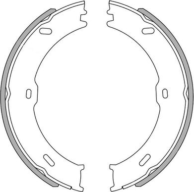 NATIONAL NS4010 - Комплект спирачна челюст vvparts.bg