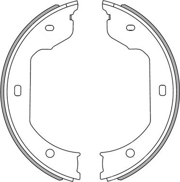 NATIONAL NS4031 - Комплект спирачна челюст vvparts.bg