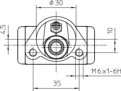 NATIONAL NWC5059 - Спирачно цилиндърче на колелото vvparts.bg