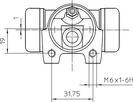 NATIONAL NWC5053 - Спирачно цилиндърче на колелото vvparts.bg