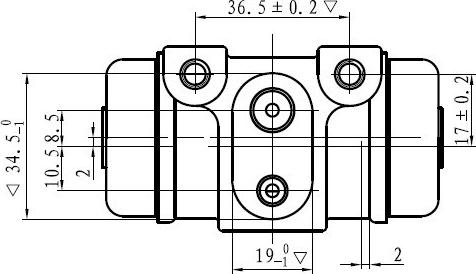 NATIONAL NWC5057 - Спирачно цилиндърче на колелото vvparts.bg