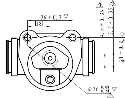 NATIONAL NWC5008 - Спирачно цилиндърче на колелото vvparts.bg