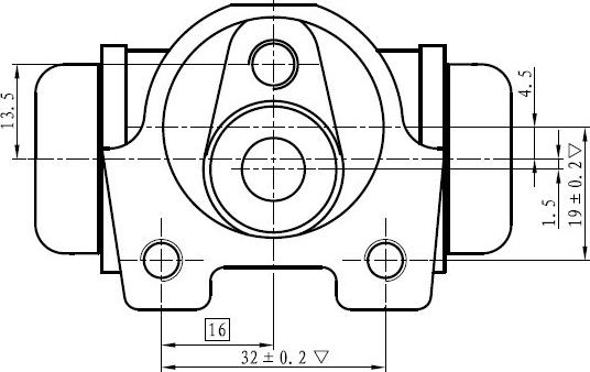 NATIONAL NWC5035 - Спирачно цилиндърче на колелото vvparts.bg