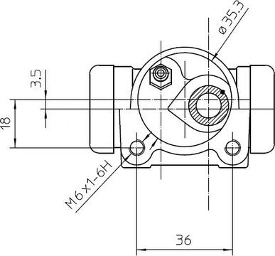 NATIONAL NWC5037 - Спирачно цилиндърче на колелото vvparts.bg