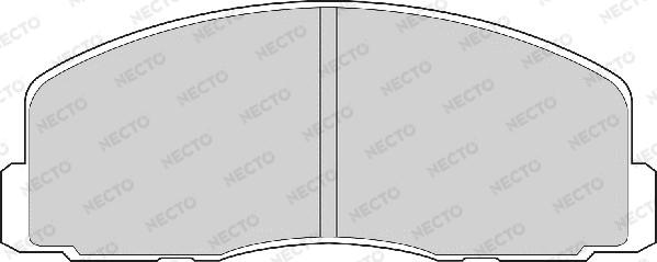 Necto FD903A - Комплект спирачно феродо, дискови спирачки vvparts.bg