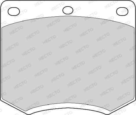 Necto FD4023A - Комплект спирачно феродо, дискови спирачки vvparts.bg
