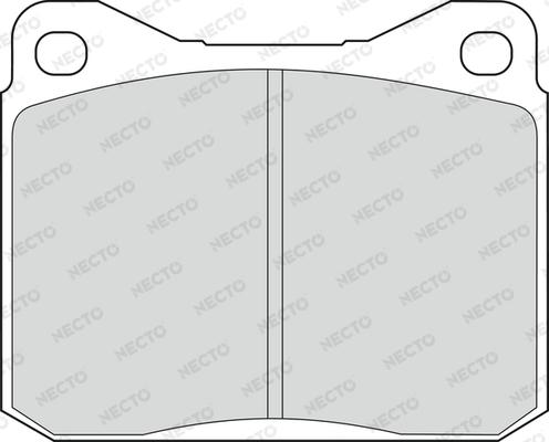 Necto FD4141V - Комплект спирачно феродо, дискови спирачки vvparts.bg