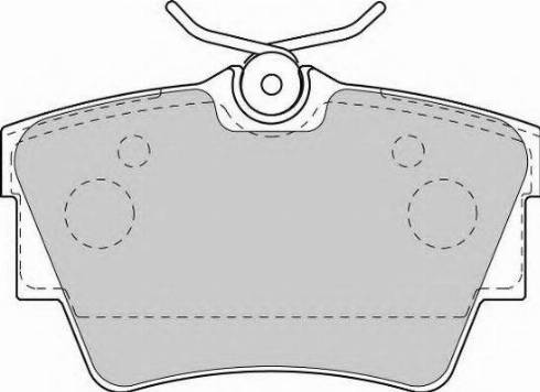 Necto FD6945N - Комплект спирачно феродо, дискови спирачки vvparts.bg