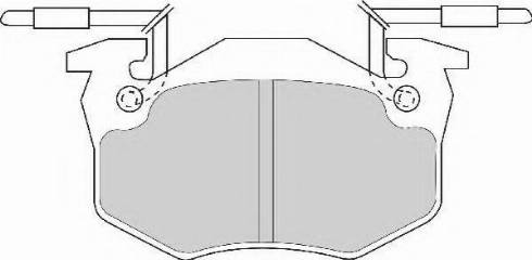 Necto FD695N - Комплект спирачно феродо, дискови спирачки vvparts.bg