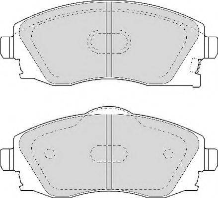 Necto FD6960N - Комплект спирачно феродо, дискови спирачки vvparts.bg