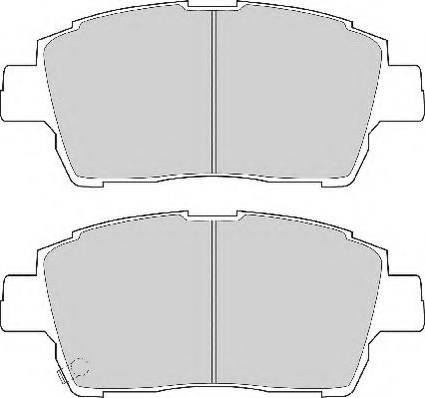 Jurid 572405J-D - Комплект спирачно феродо, дискови спирачки vvparts.bg