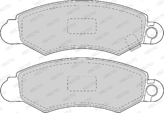 Triscan 0 986 424 804 - Комплект спирачно феродо, дискови спирачки vvparts.bg