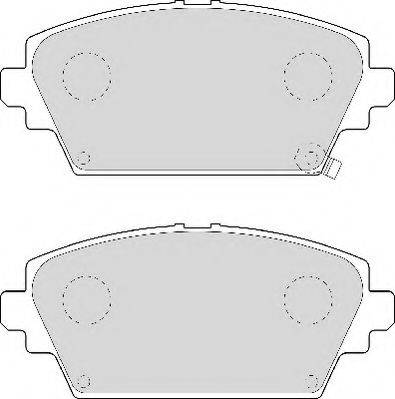 Necto FD6937N - Комплект спирачно феродо, дискови спирачки vvparts.bg