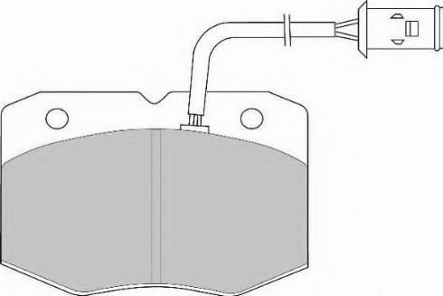 Necto FD6490N - Комплект спирачно феродо, дискови спирачки vvparts.bg