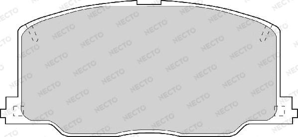 Necto FD6459A - Комплект спирачно феродо, дискови спирачки vvparts.bg