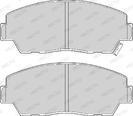 Necto FD6456A - Комплект спирачно феродо, дискови спирачки vvparts.bg