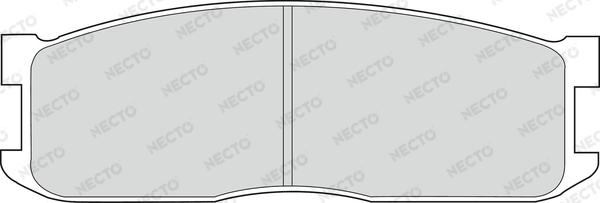 Necto FD6462V - Комплект спирачно феродо, дискови спирачки vvparts.bg