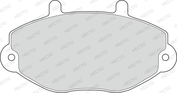 Necto FD6404V - Комплект спирачно феродо, дискови спирачки vvparts.bg