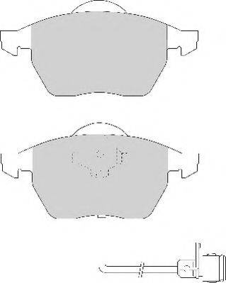 Necto FD6481N - Комплект спирачно феродо, дискови спирачки vvparts.bg