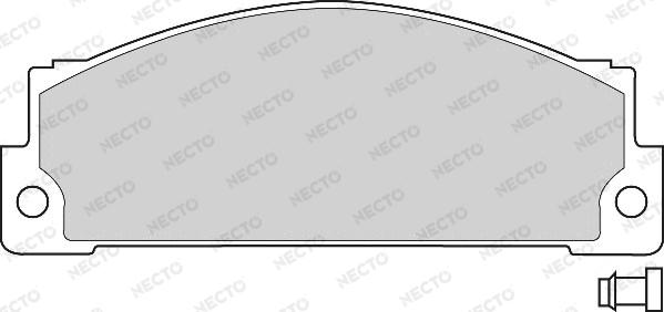 Necto FD6429A - Комплект спирачно феродо, дискови спирачки vvparts.bg