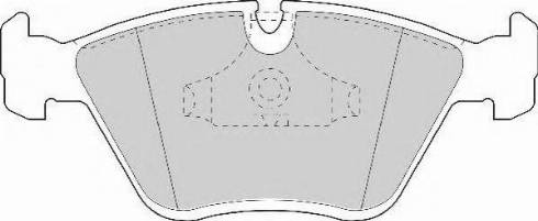 Necto FD6472N - Комплект спирачно феродо, дискови спирачки vvparts.bg